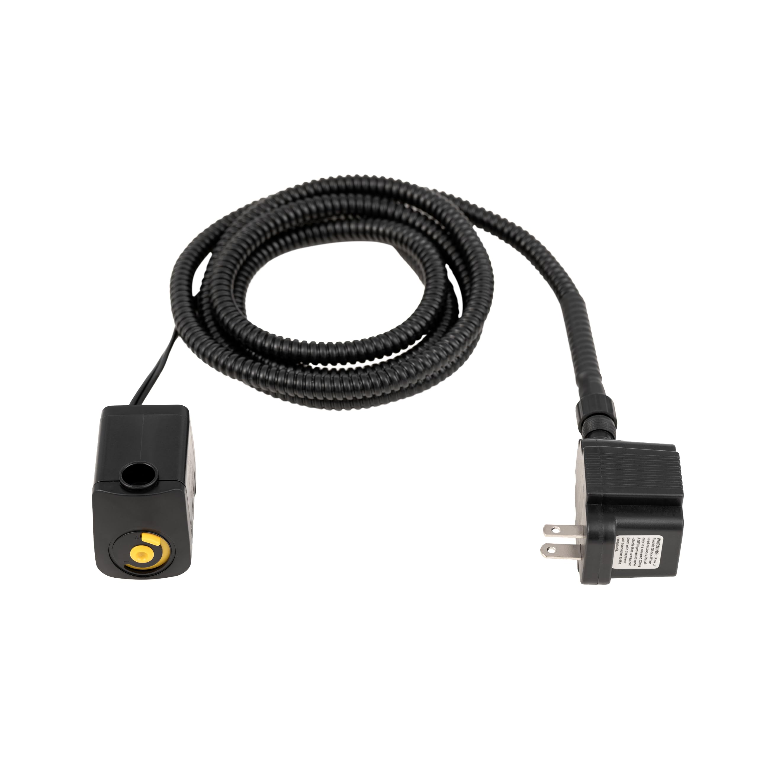 PetSafe Drinkwell Outdoor/Everflow Fountain Pump & Adaptor - Replacement Pump for Pet Fountain - Low-Voltage Durable Pump - Waterproof Adaptor with Anti-Bite Cord