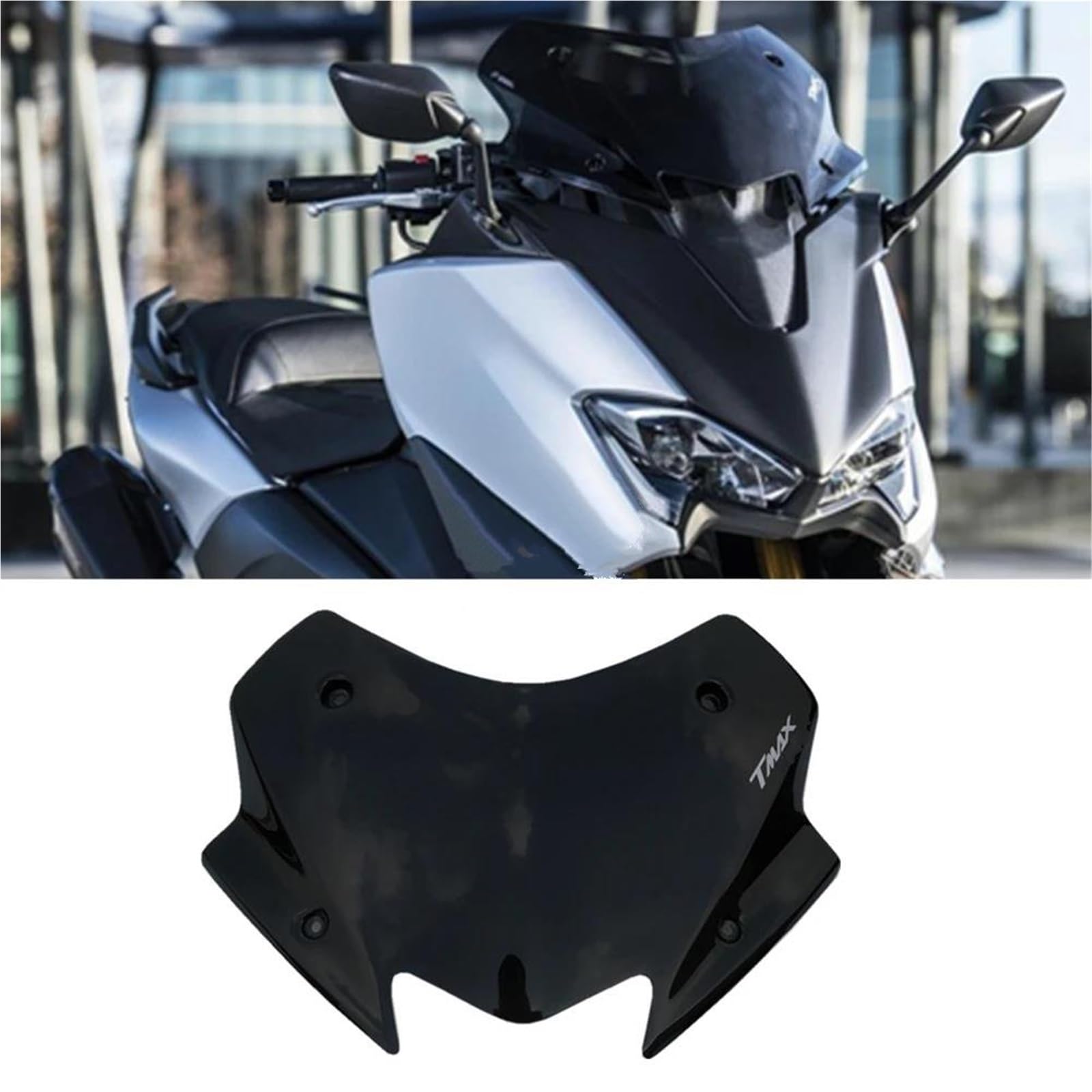 Parabrezza Per Moto, Deflettori Antivento Per Yamaha T-MAX 530 TMAX530 DX SX 2017-2019. Cupolino Parabrezza