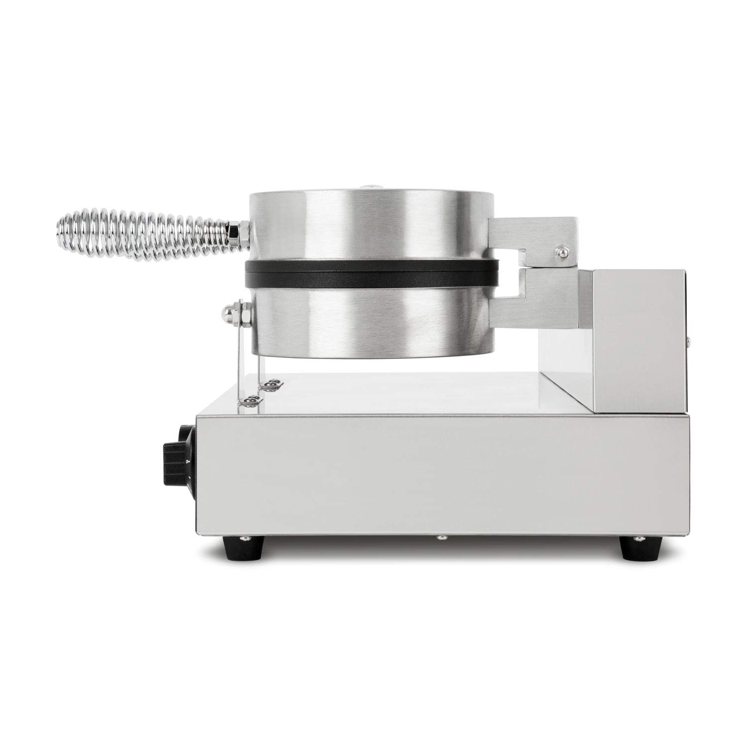 VERTES gofrera doble, gofrera cónica para helados, 48 piezas por hora, cónica, ajustable 0-300°C, temporizador, cónica de hierro fundido carcasa de acero inoxidable, gofrera cónica 2000 W
