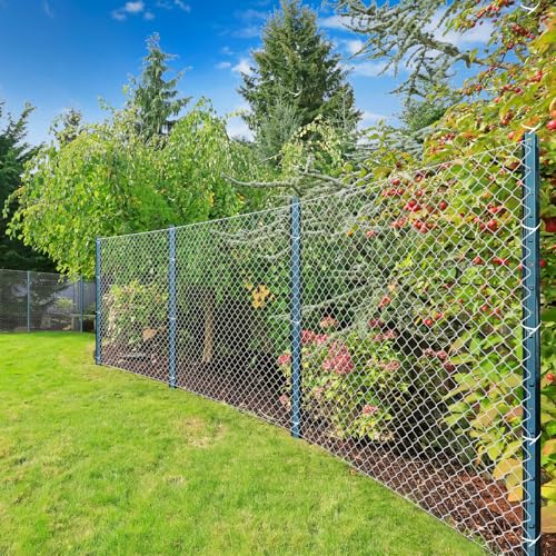 Thealyn U-Pfosten Set 10 Stück 152 CM für Gartenzäune Zaunpfosten, Robuste Metallpfosten Stahl für Hühnerställe, Gärten, Gärtnereien