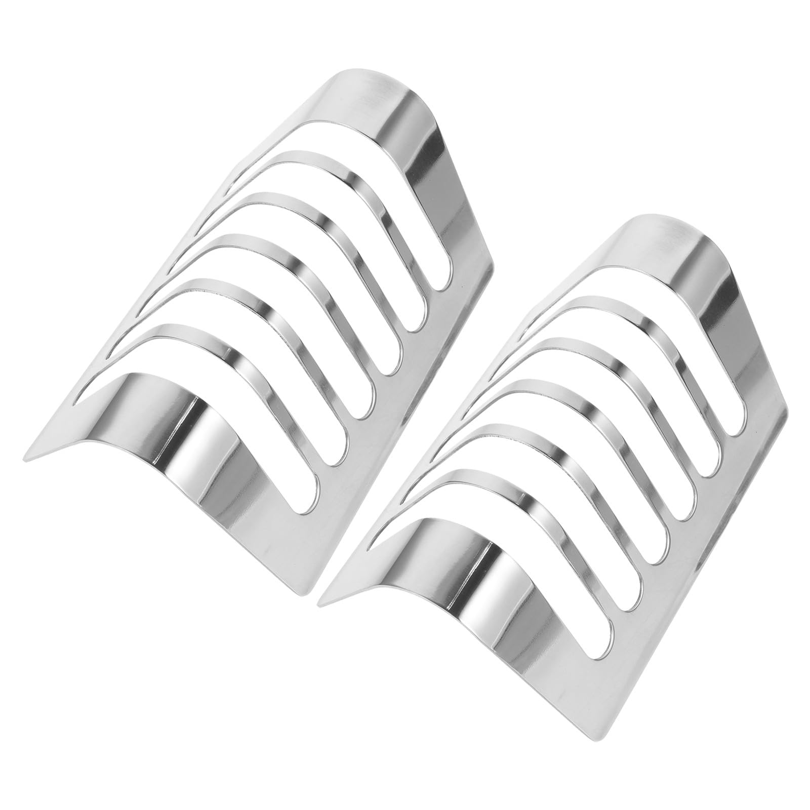 INOOMP 2 Griglie per Toast in Acciaio Inox, Porta Sandwich a 5 Scomparti