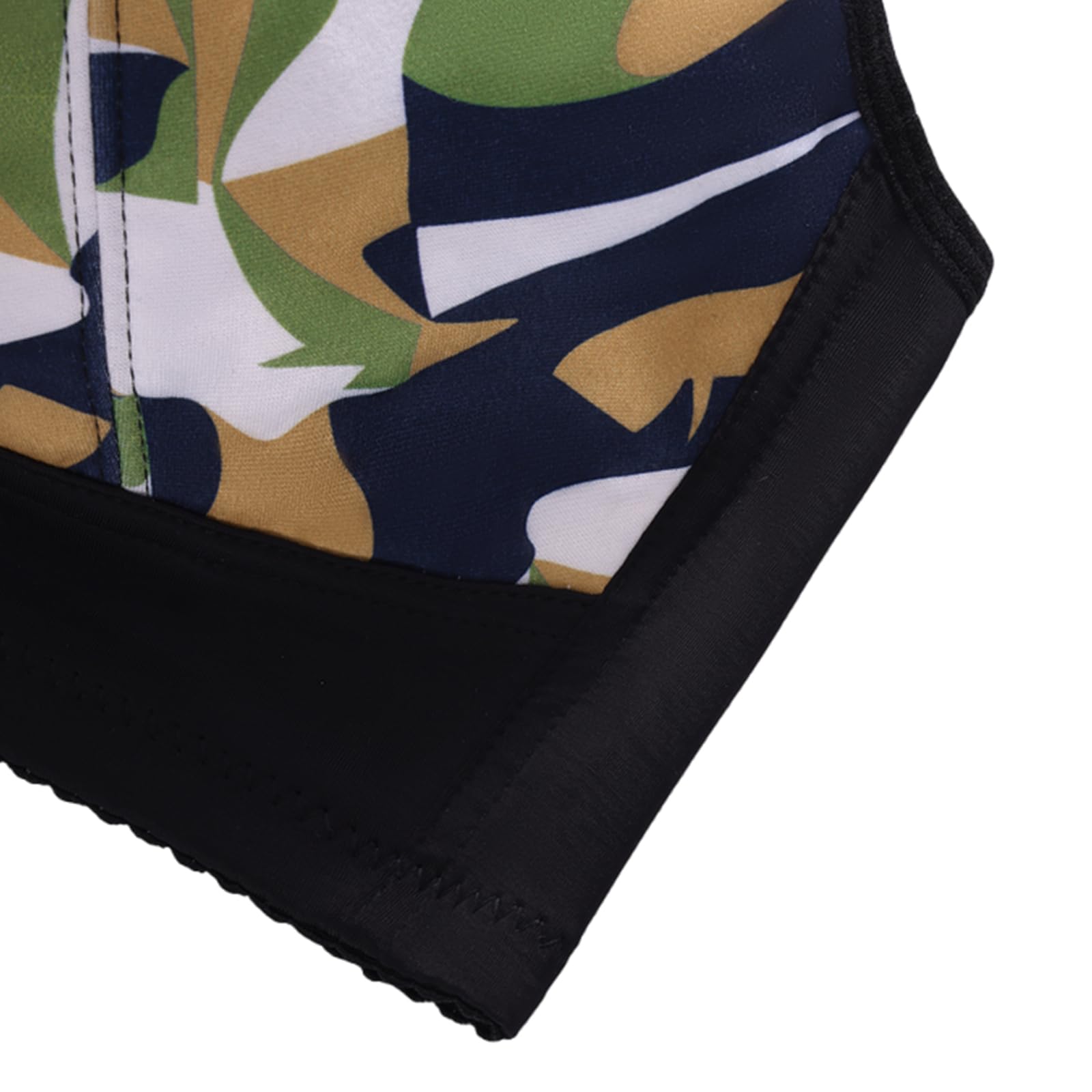 Pacchetto di 4 Reggiseni Senza Ferretto per Donna, Bralette Comoda Traspirante con Chiusura Frontale a Bottoni, Sostegno Leggero, Fantasia Mimetica per Tutti i Giorni