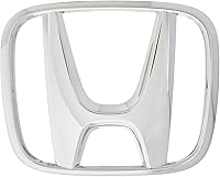 Honda Front Grille Emblem Replacement Badge for Accord 2008-2017, Civic 2009-2011, CR-V & More - Chrome OEM Fit 75700-TA0-A00