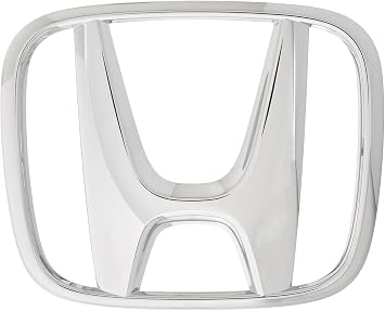 Front Grille Emblem Badge Replacement Fits Accord 20082017, Civic 20092011, CR-V 20102011, Crosstour 20102012, HR-V 20162018 Chrome Finish Part Number 75700-TA0-A00