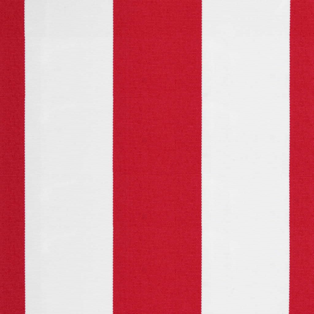 Lona de repuesto rayas, color rojo y blanco | 100% poliéster, revestimiento de PU, impermeable, protección UV, ligera, para jardín