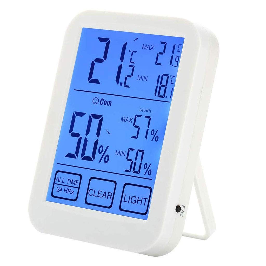 Termometr pokojowy - elektroniczny miernik temperatury i wilgotności, termometr pokojowy