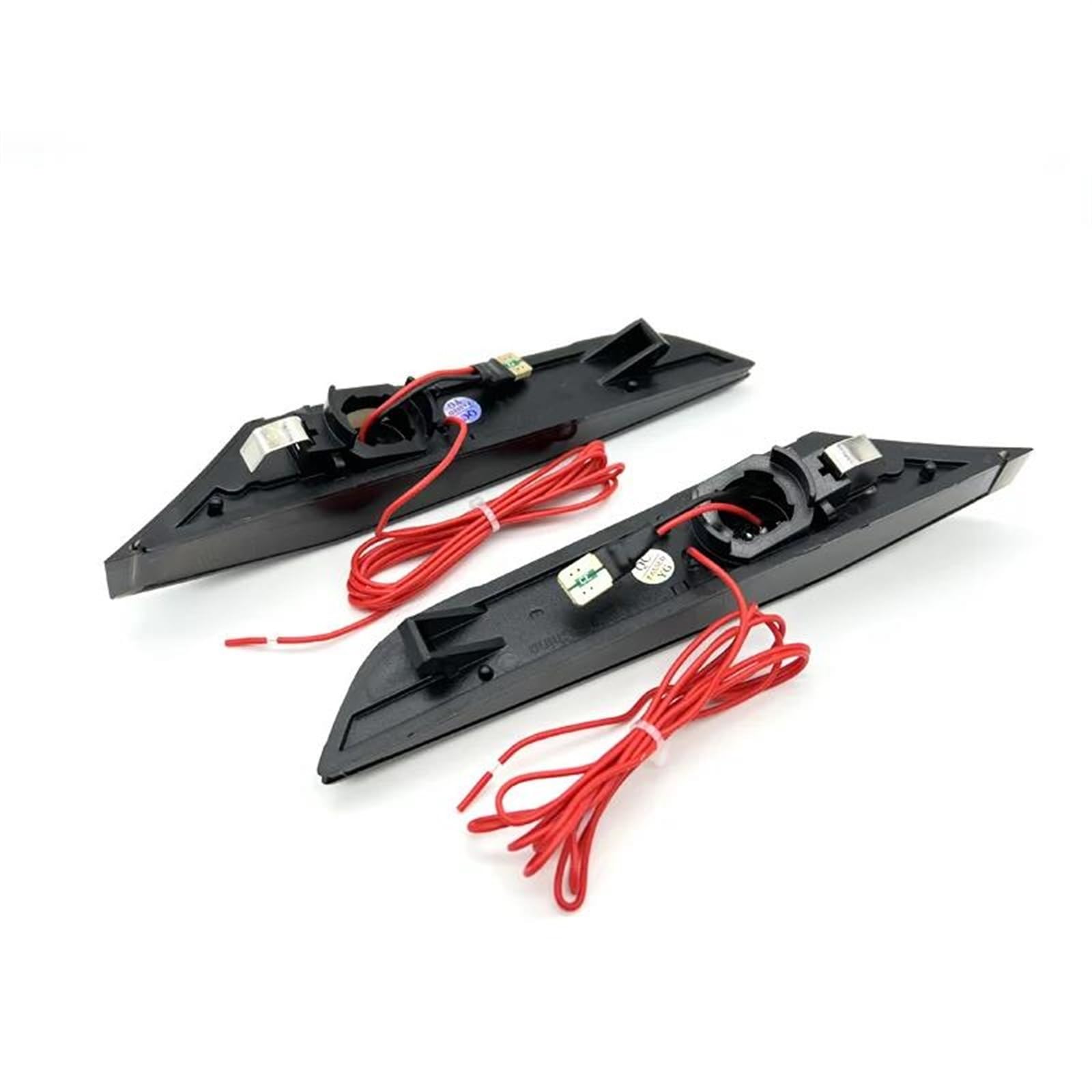 Auto Indicatore Direzione Compatibile con Nissan per Skyline V35 2001-2006 Paraurti Anteriore Bianco DRL Dinamico Ambra Luce di Posizione Laterale 26185AL520 26180AL520 IN2550108(Smoked Lens)