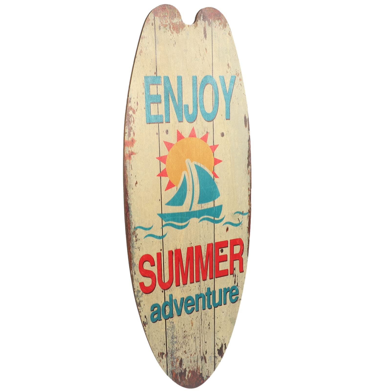 Tofficu Decoración Decorativa De Tabla De Surf Con Tema De Verano Colgante De Pared De Barra De Fiesta Ampliamente Utilizado Letrero De Tabla De Surf De Madera