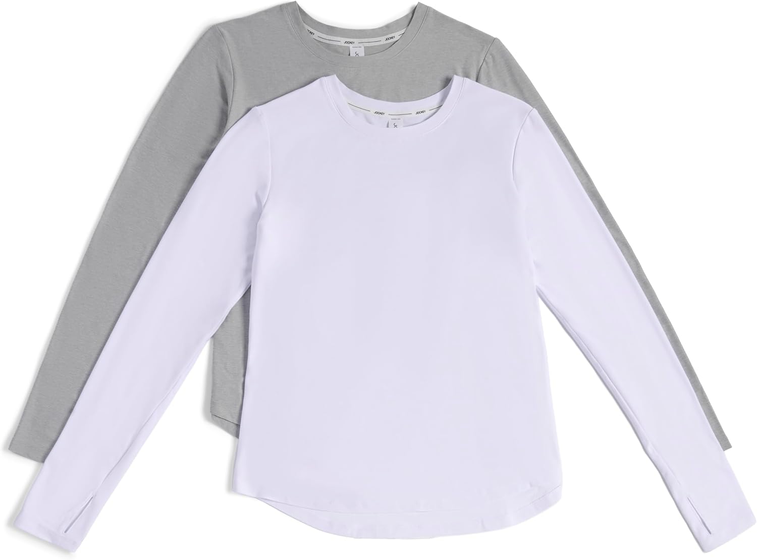Jockey Women's 2-pack Long Sleeve Essential Butter T-shirt