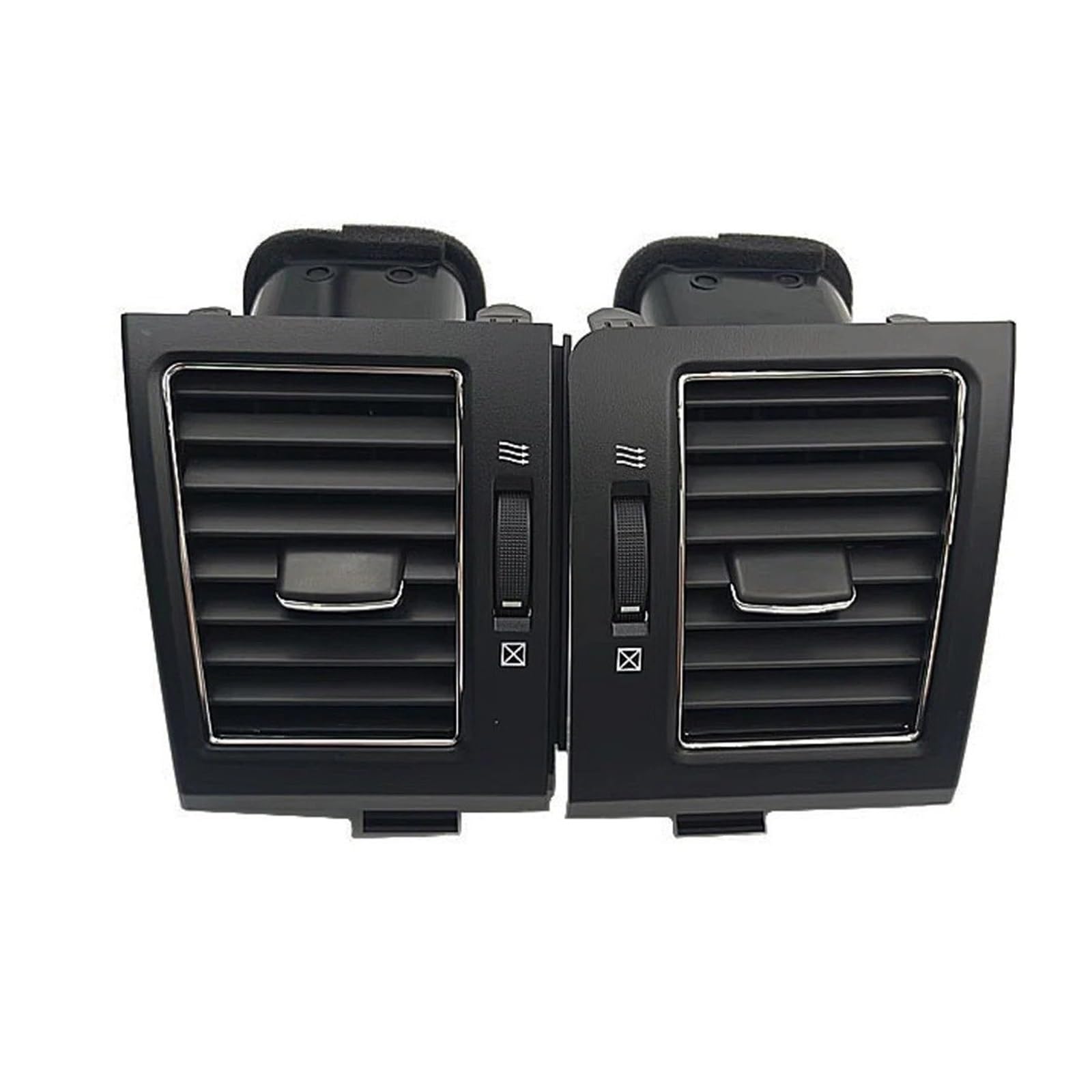 A/C Outlet Air Conditioning Vent For Toyota For Land For Cruiser LC200 2008-2015 Car Dashboard Middle A/C Air Conditioner Outlet Assembly Conditioning Vents(Black-LHD-RHD)