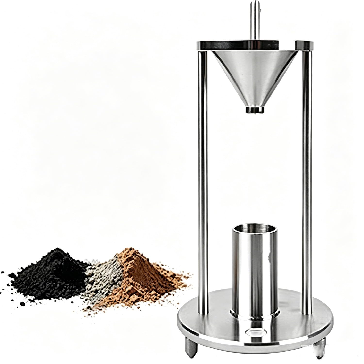Miernik Gęstości Naturalnej, Laboratoryjny Tester Gęstości, Cylinder Pomiarowy Ze Stali Nierdzewnej O Pojemności 100 Ml I Otwór Lejkowy O średnicy 12,7 Mm, Górnictwa, Przemysłu Chemicznego