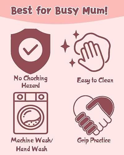 Miniatura 7 de babygoal Paquete de 8 clips para chupete para bebé, se adaptan a la mayoría de chupetes y binkies, color neutro 8PB25