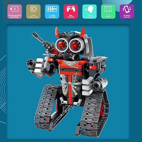 Miniatura 2 de Robot RC STEM Projects (419 piezas) para niños de 6 a 12 años, robot controlado por aplicación remota, robot de engranaje de codificación, tanque,