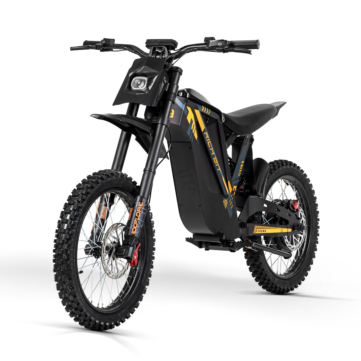cysum V9 Ultra E-Bike Herren, 17 Zoll Elektrofahrrad mit 48V 20Ah Lithium Akku, Elektro Dirtbike mit hydraulischer Scheibenbremse und Vollfederung