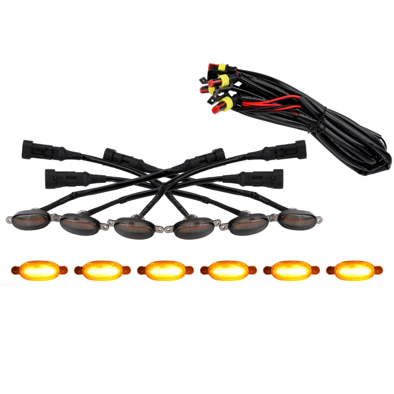 Buy emergency light, emergency lighting12V LED Car DRL Front Grille