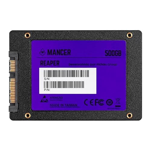 SSD Mancer Reaper, 500GB, SATA III 6GB/s, Leitura 550 MB/s, Gravacao 500 MB/s, MCR-RPRPN-512