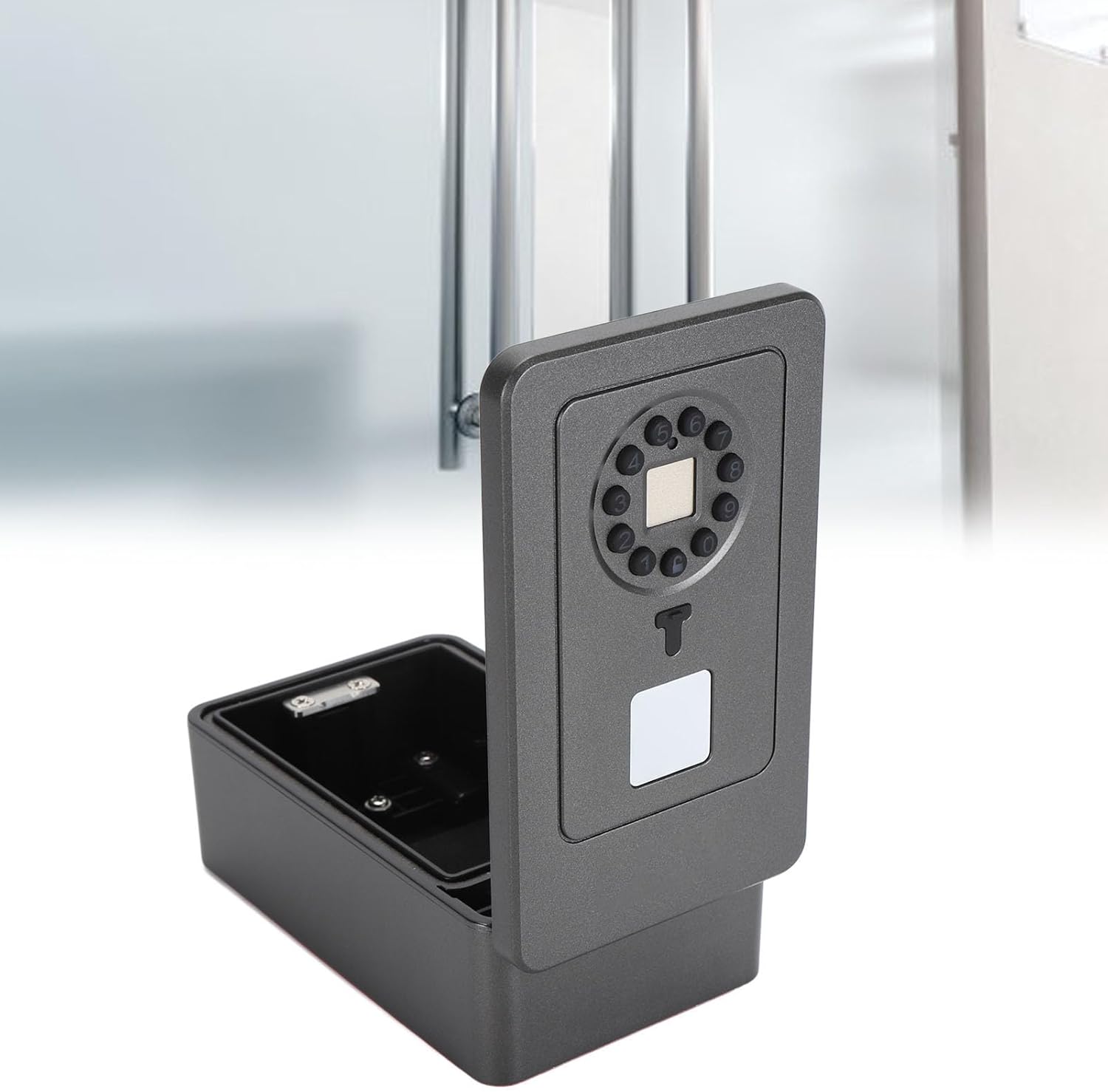 Pilipane Smart Key Lock Box Fingerprint Recognition Password Unlocking Combination Key Storage Lock Box IP54 for Outdoor