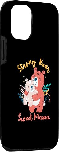 Miniatura 3 de iPhone 13 Pro Strong Bear Sweet Mama Bear With Bear Cub Funda para el Día de la Madre