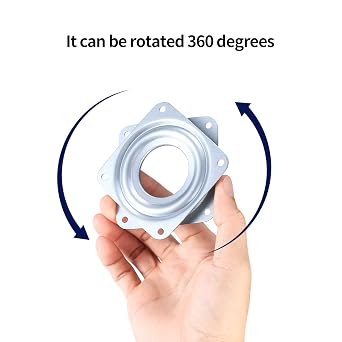 4PCS Square Rotating Lazy Susan Bearings