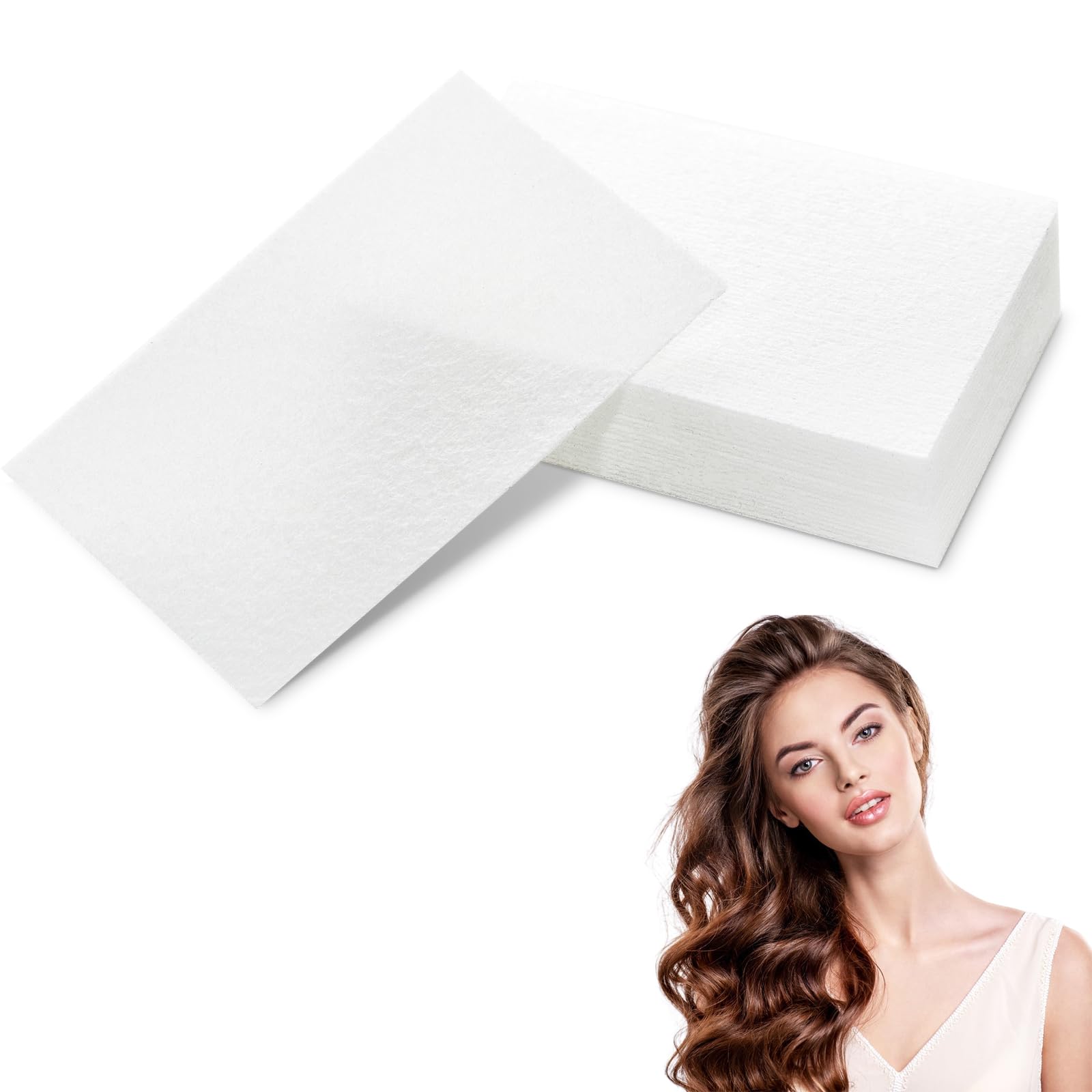 90PCS Disposable Salon Hair Color Perm Paper - High Temperature Resistance for Hot & Cold Curling Styling (11.5x6.5cm)