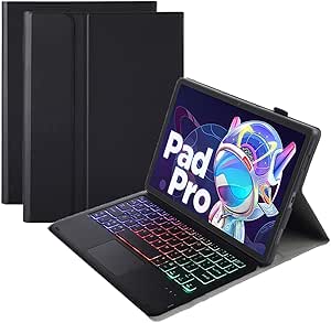 Fintie Keyboard Case For IPad Pro 12.9 (2015/2017) - Backlit Keyboard, Soft TPU Stand Cover With Pencil Holder