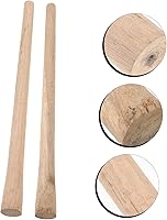 Vista 9 de GANAZONO 2 piezas pequeño de mango de madera maciza martillo mango de madera mango de repuesto para azadas mango de martillo herramientas de pala
