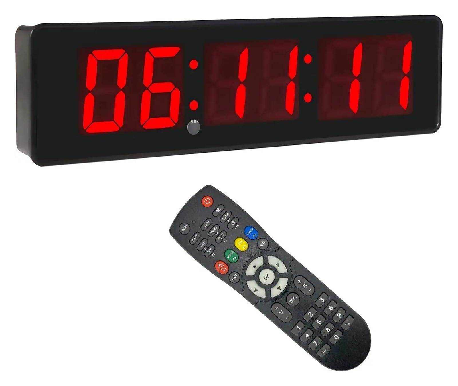 Horloge LED 6 chiffres Btbsign rouge pour ne plus rater la fin du compte à rebours