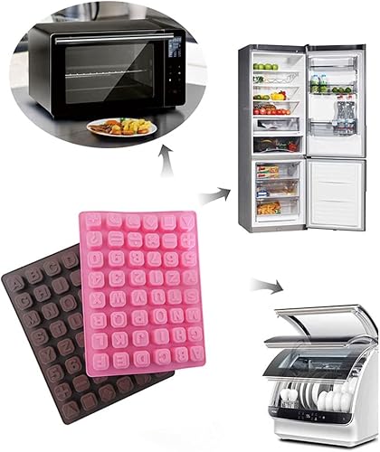 Miniatura 9 de 48 Estrellas Carta Manual Diy Silicona Chocolate Molde Bandeja de Hielo Moldes de Jabón Hecho a Mano Digital