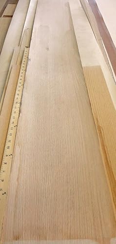 Chapado de madera de roble rojo de 10.0 x 72.6 in con reverso fenólico (HPL laminado en la parte trasera) 120".