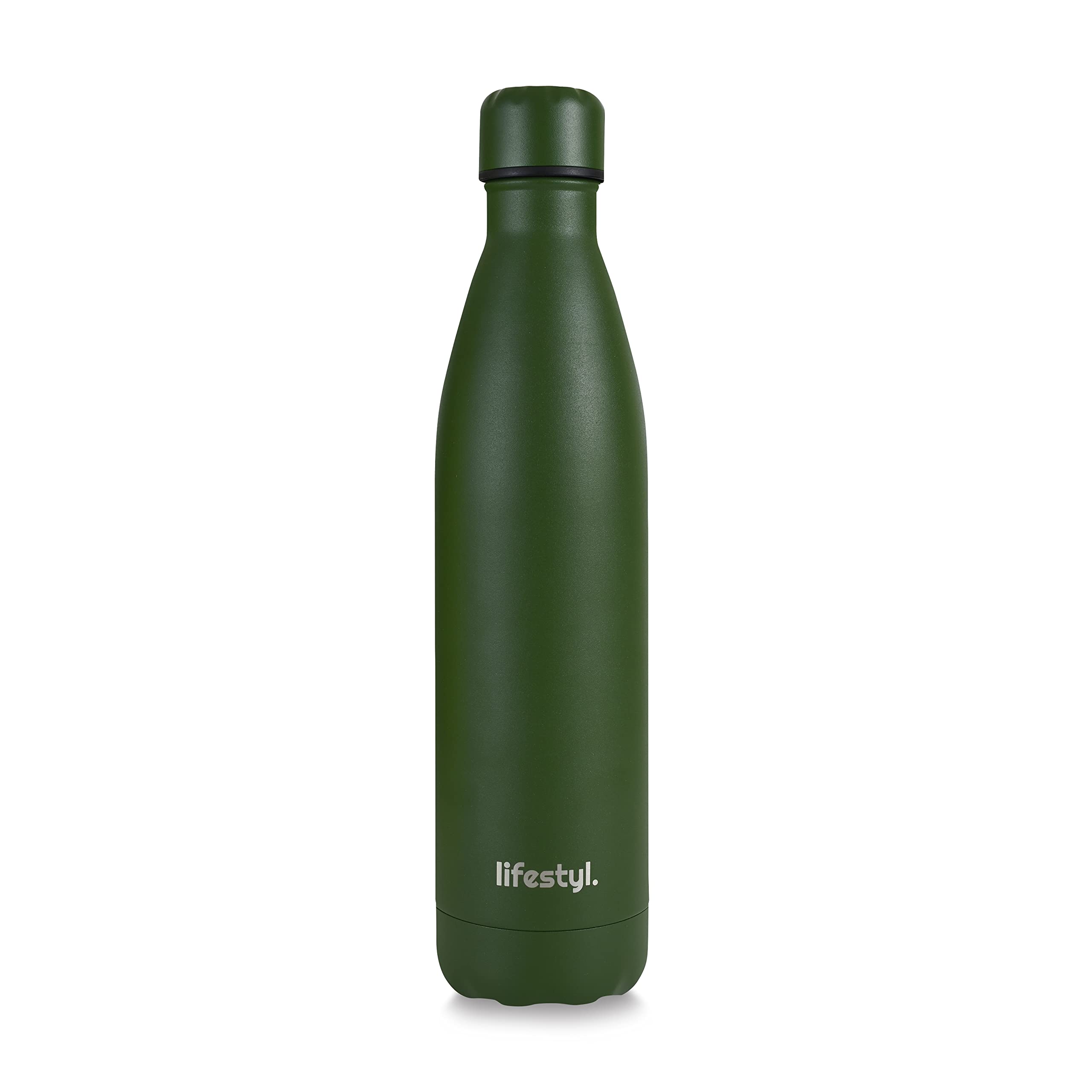 Lifestyl Stainless Steel Water Bottle | 24 Hrs Cold & 12 Hrs Hot| Thermoshield Technology Vacuum Insulated Metal Water Bottles, Leak-Proof Drinks Bottle for Gym (Sage, 1000 ml) - Image 2