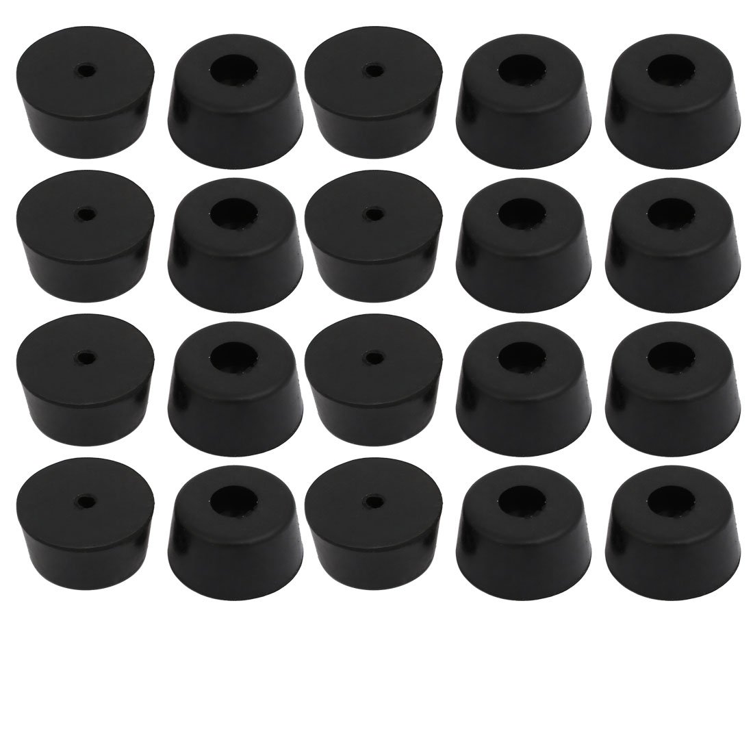 24 pezzi piedini in gomma avvitabili, piedini in silicone per sedie 24 pezzi piedini in gomma avvitabili, piedini in silicone per sedie