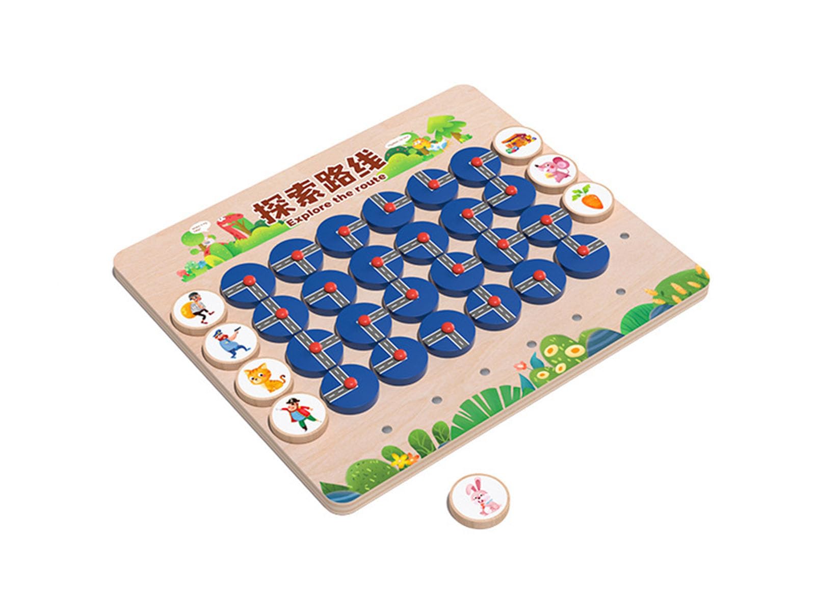 Gioco da Tavolo Labirinto per Trovare Il Percorso, Giocattolo per l'allenamento della concentrazione