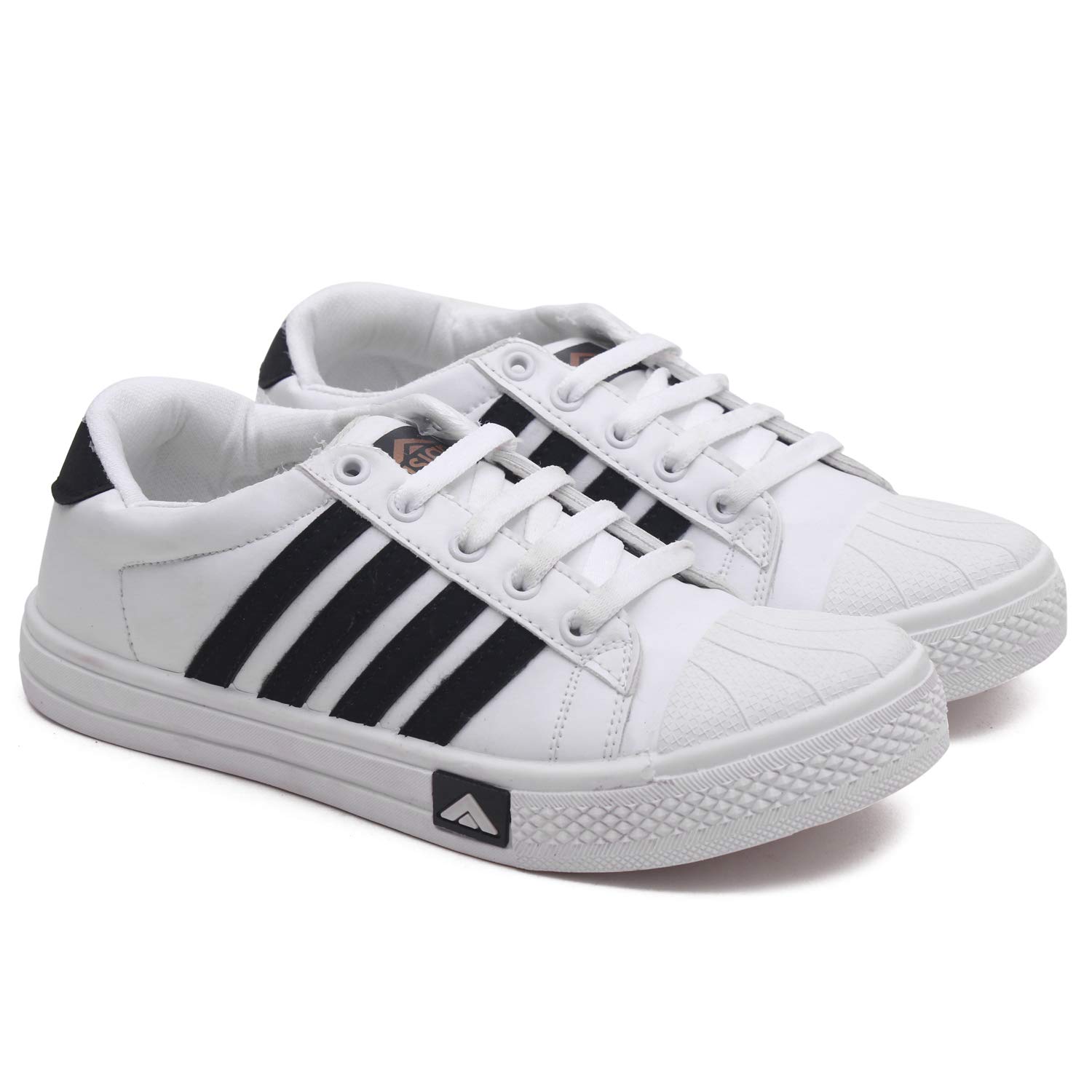 ASIAN Mens Pride-323 Casual Sneaker,Walking Shoes with Synthetic Upper Lightweight Lace-Up Canvas White Shoes for Mens & Boys (White, Numeric_10) (B0BD7QLZC2) Amazon Price History, Amazon Price Tracker