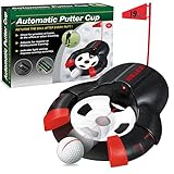 Govllfoz Golf Automatic Putting Ball Return Cup - Auto Returning Golf Cup Training Aid for Indoor/Outdoor Practice