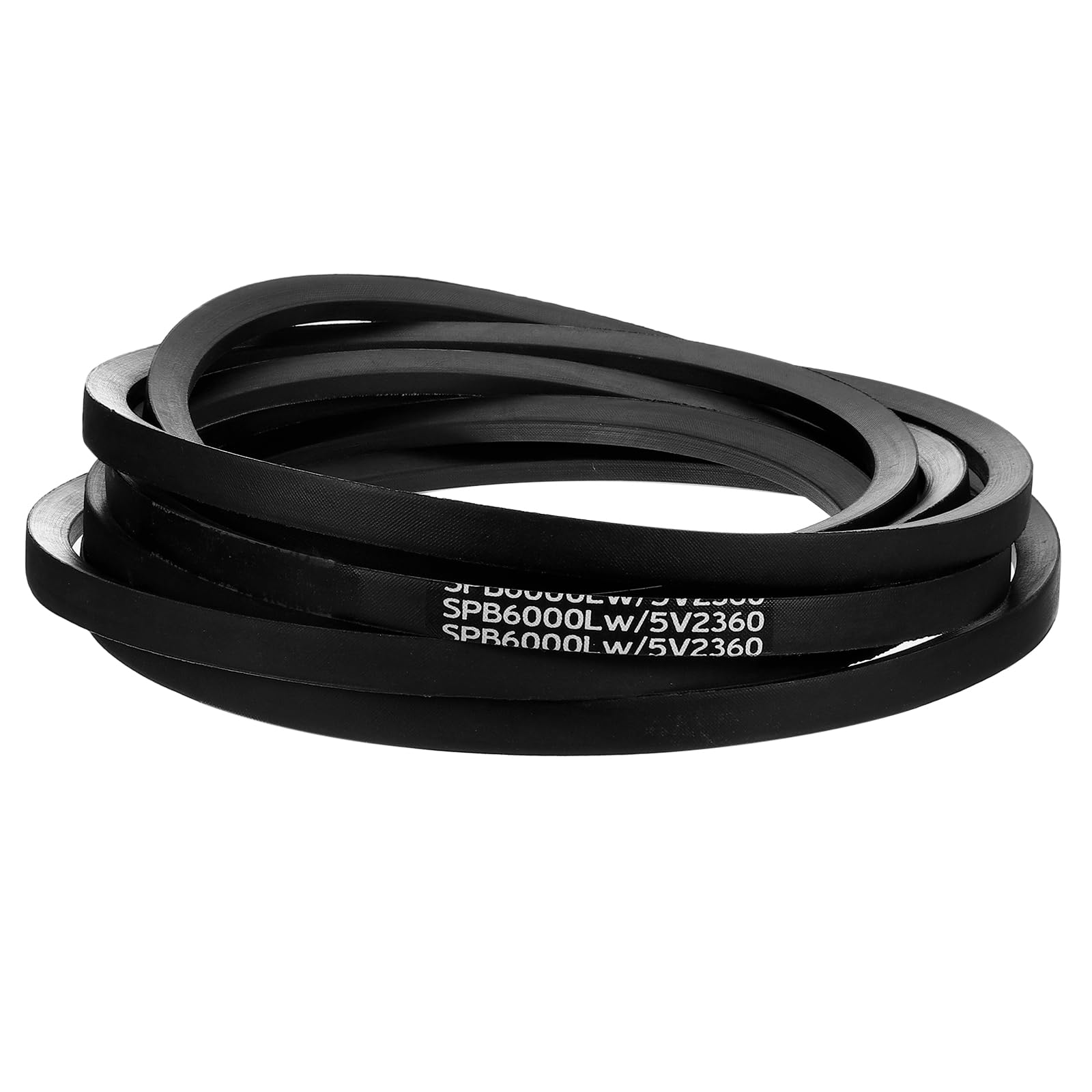 QUARKZMAN Cinghia trapezoidale 5V2360, Cinghia in Gomma Classica Avvolta 236" Circonferenza Esterna x 0.62" Larghezza x 0.53" Altezza per Attrezzature Industriali, Nera