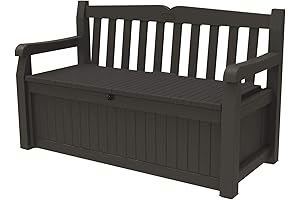 Suncast Solana 70-Gallon Outdoor Storage Bench