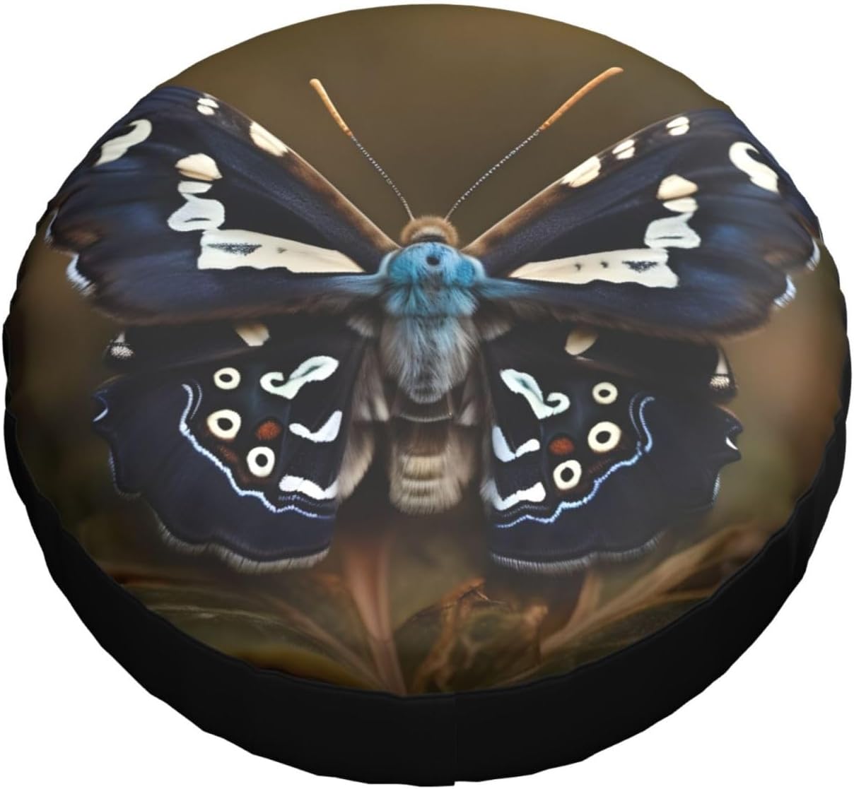 Beautiful Moth Wings Print Tire Cover Universal Spare Wheel for Trailer Rv SUV Truck Camper Travel Accessories