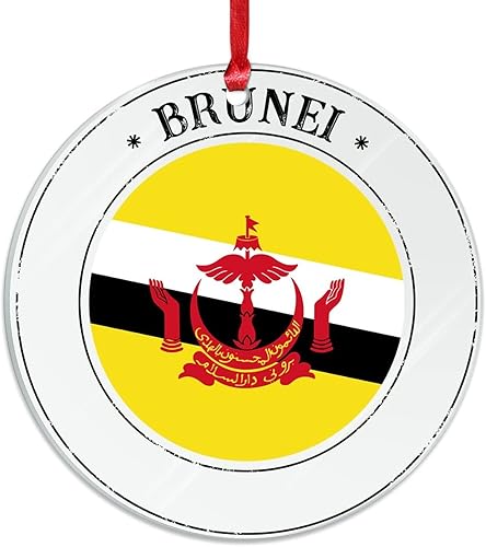 Vista 144 de Bandera de Curazao - Adorno para árbol de Navidad, bandera nacional, decoración de árbol de Navidad de Curazao, recuerdo acrílico, adorno colgante