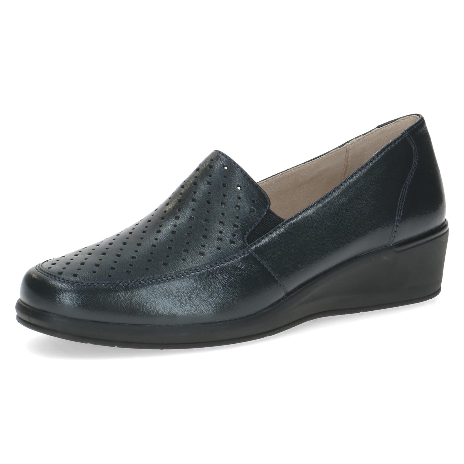 CAPRICE Women's Leather Moccasin, Blue (Ocean Nappa), 6 UK