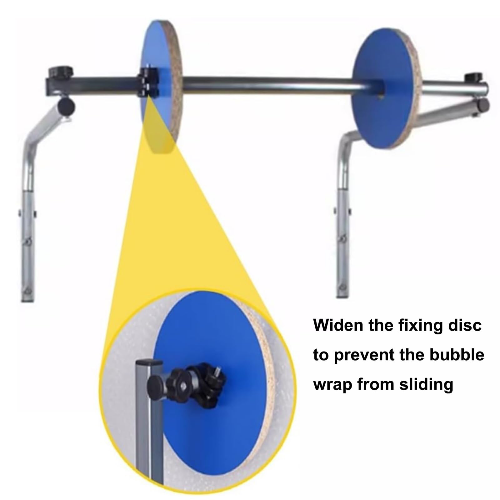Dispenser for pluriball montato a parete, supporto for imbottitura, facile sostituzione della pellicola for rotoli di cotone perlato e schiuma EPE(Width 100cm)