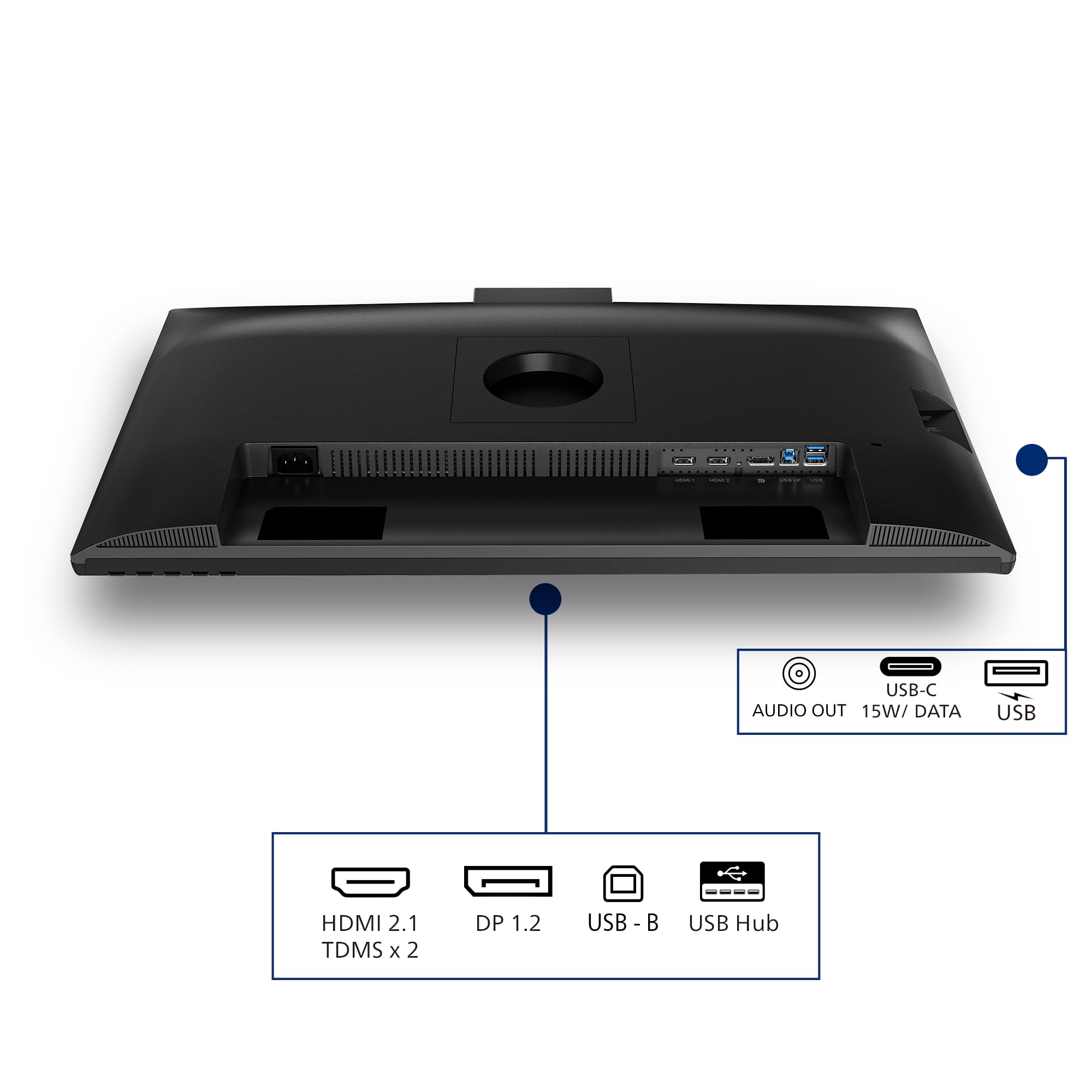 Philips Monitor 27B2N3500JH 27 pollici 2560x1440, WQHD, 120Hz, IPS Panel, 4ms GtG, USB HubWebcam, Speakers, Height Adjustment, (HDMI2x 2.1 TMDS DP 1x 1.2) Nero