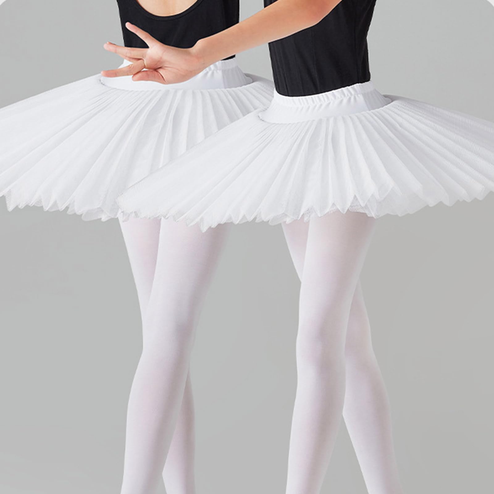 Gonna in tulle nero accattivante per ragazze in tessuto confortevole gonna per feste per bambini abito corto per abiti quotidiani feste per bambini