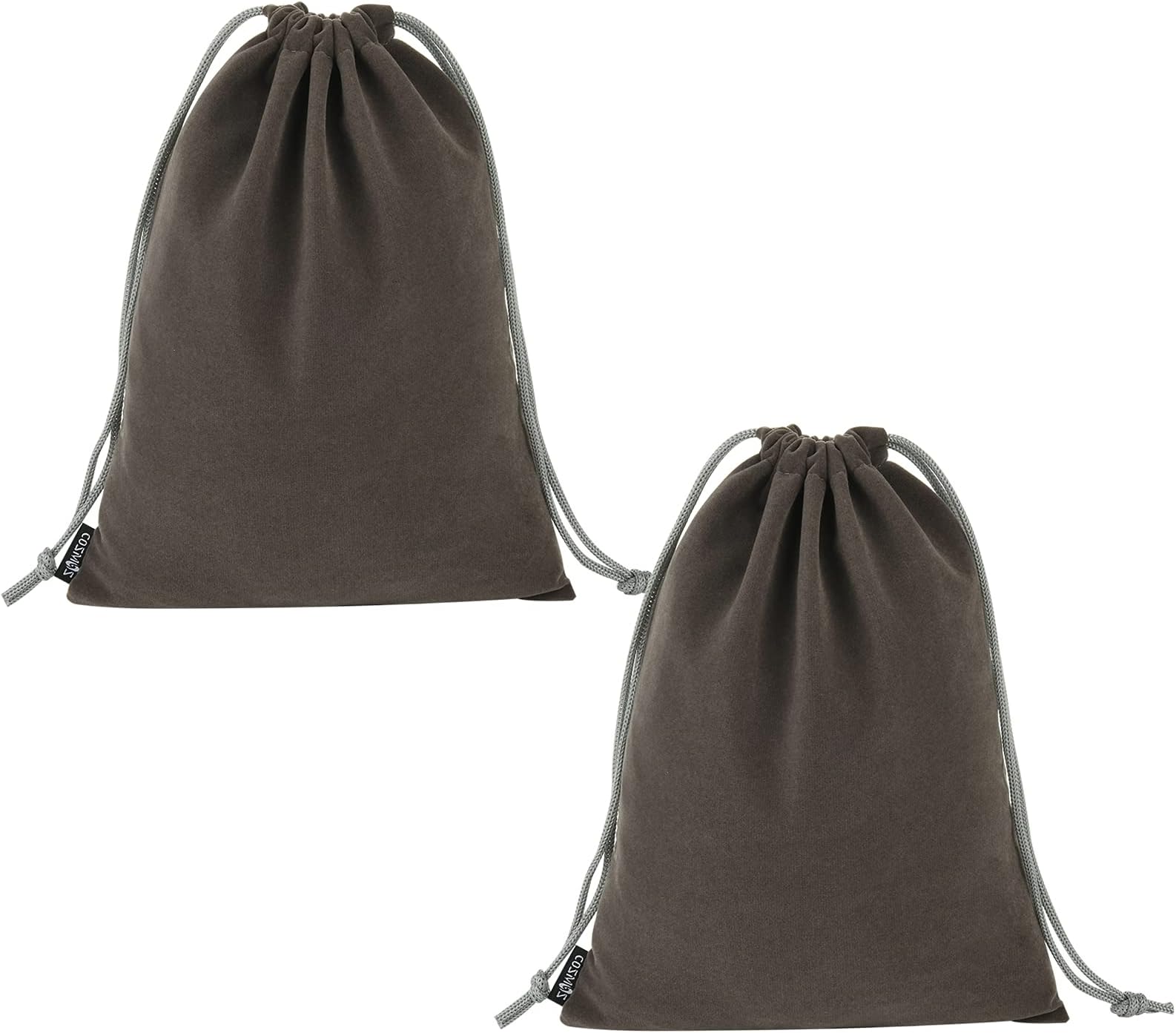 Cosmos 2 Pcs Portable Headphone Carrying Bag Travel Headset Storage Pouch Soft