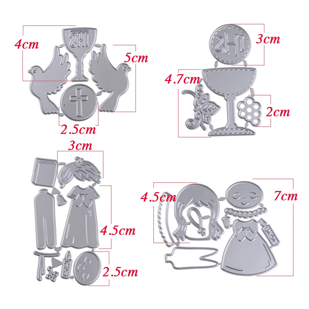 6 Fustelle Per Scrapbooking - Forme Fiori E Foglie Per Biglietti, Inviti E Decorazioni - Foto 2