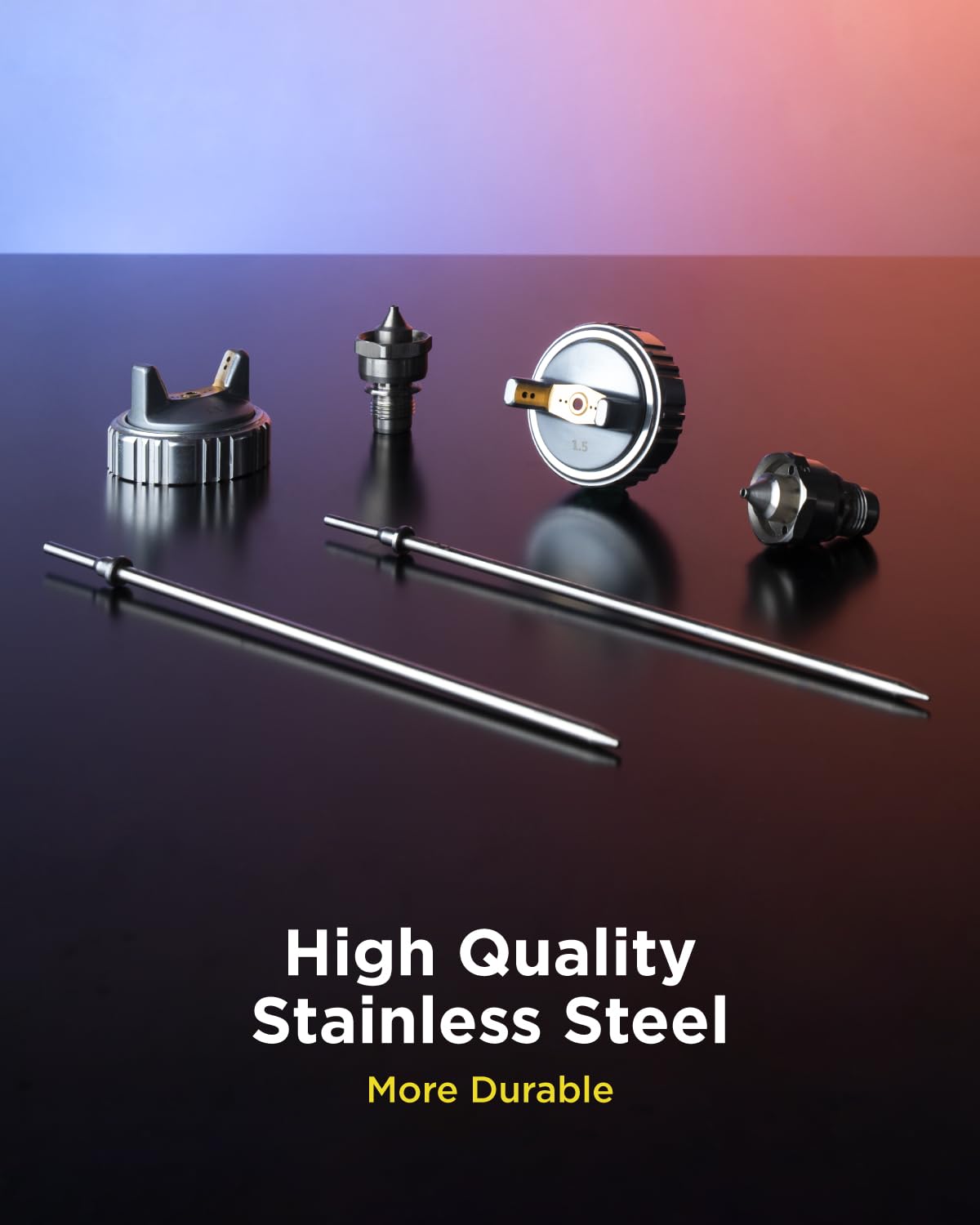 1.5 Mm Needle, Fluid Nozzle And Air Cap Set - For PRO-55 High