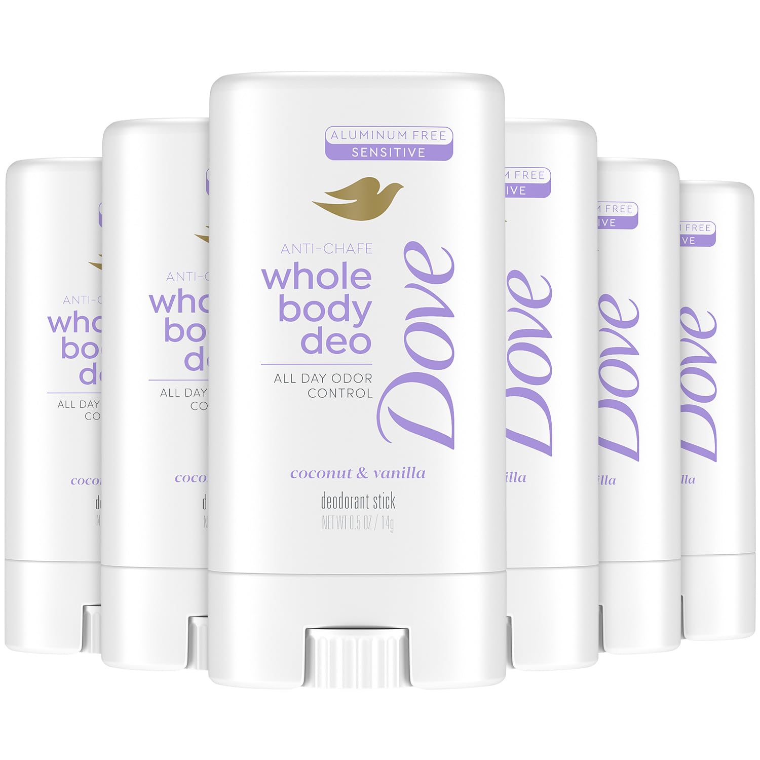 Amazon.com : Dove Whole Body Deodorant, Aluminum-Free, Coconut