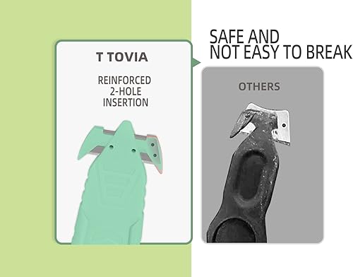 Miniatura 8 de T TOVIA SK2 - Juego de 60 cortadores de cajas de seguridad, de acero inoxidable, con divisor de cinta para cartón, envoltura, correas, película (60