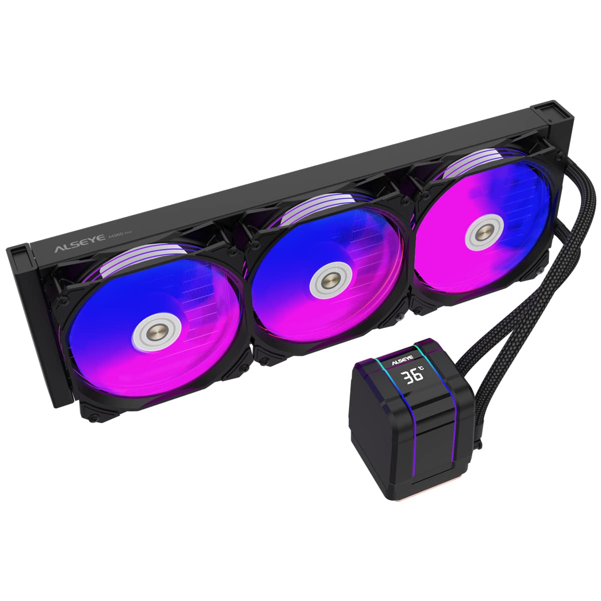 Buy ALSEYE M360 Plus CPU Liquid Cooler, Accurate CPU Temperature