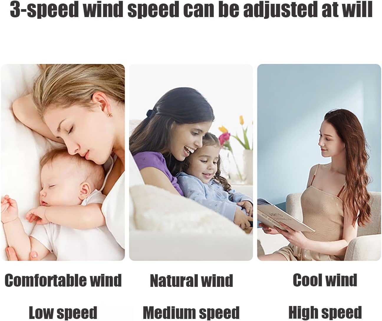 YUEGOO 42W Silent Fans with Ceiling Lights 3 Speed Fan with Remote Control Led Dimmable Ceiling Lights with Timer for Bedroom Living Room Dining Room Fan Lighting