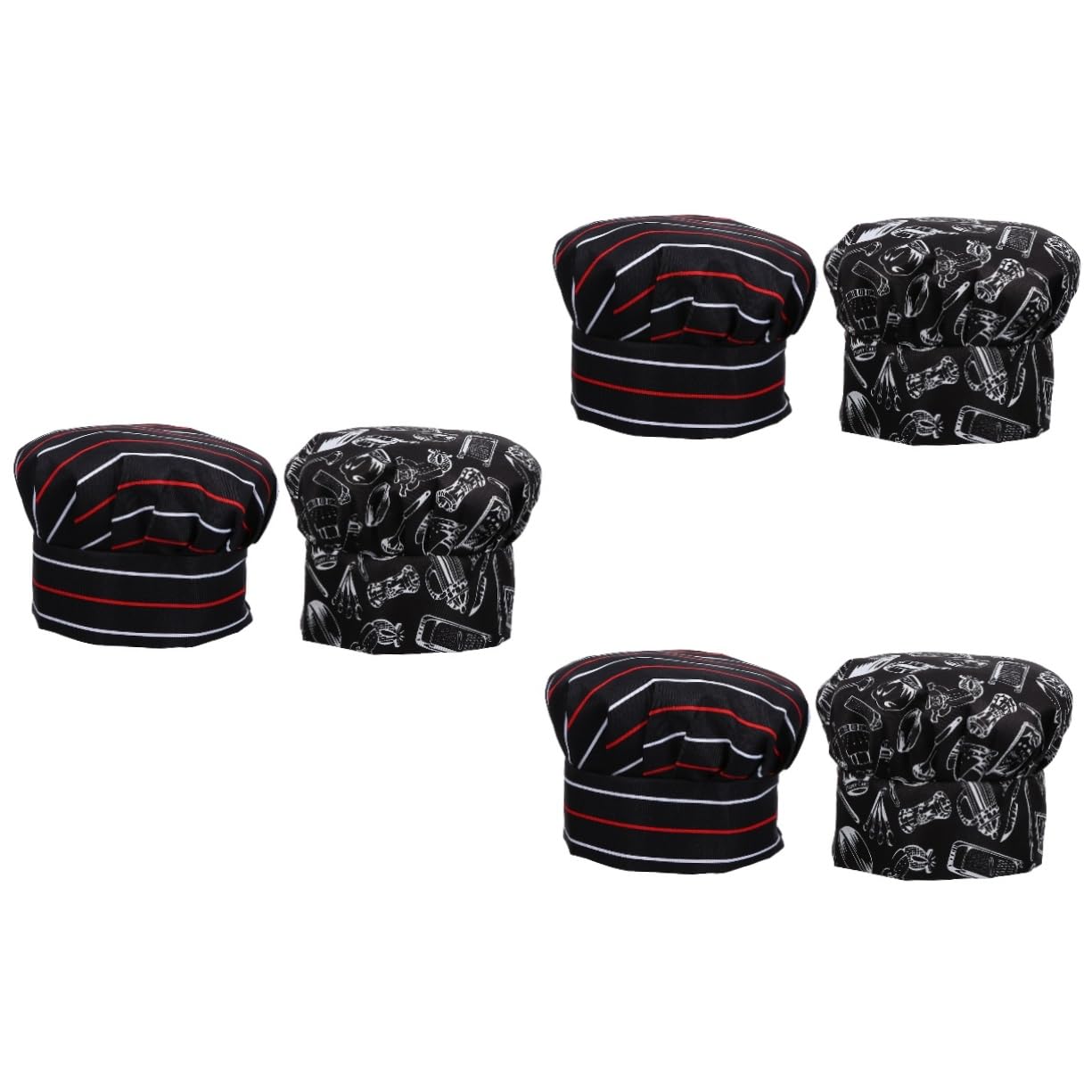 FOMIYES Gorro De Chef para Cocina Y Sombrero De Trabajo Unisex con Transpirable Circunferencia
